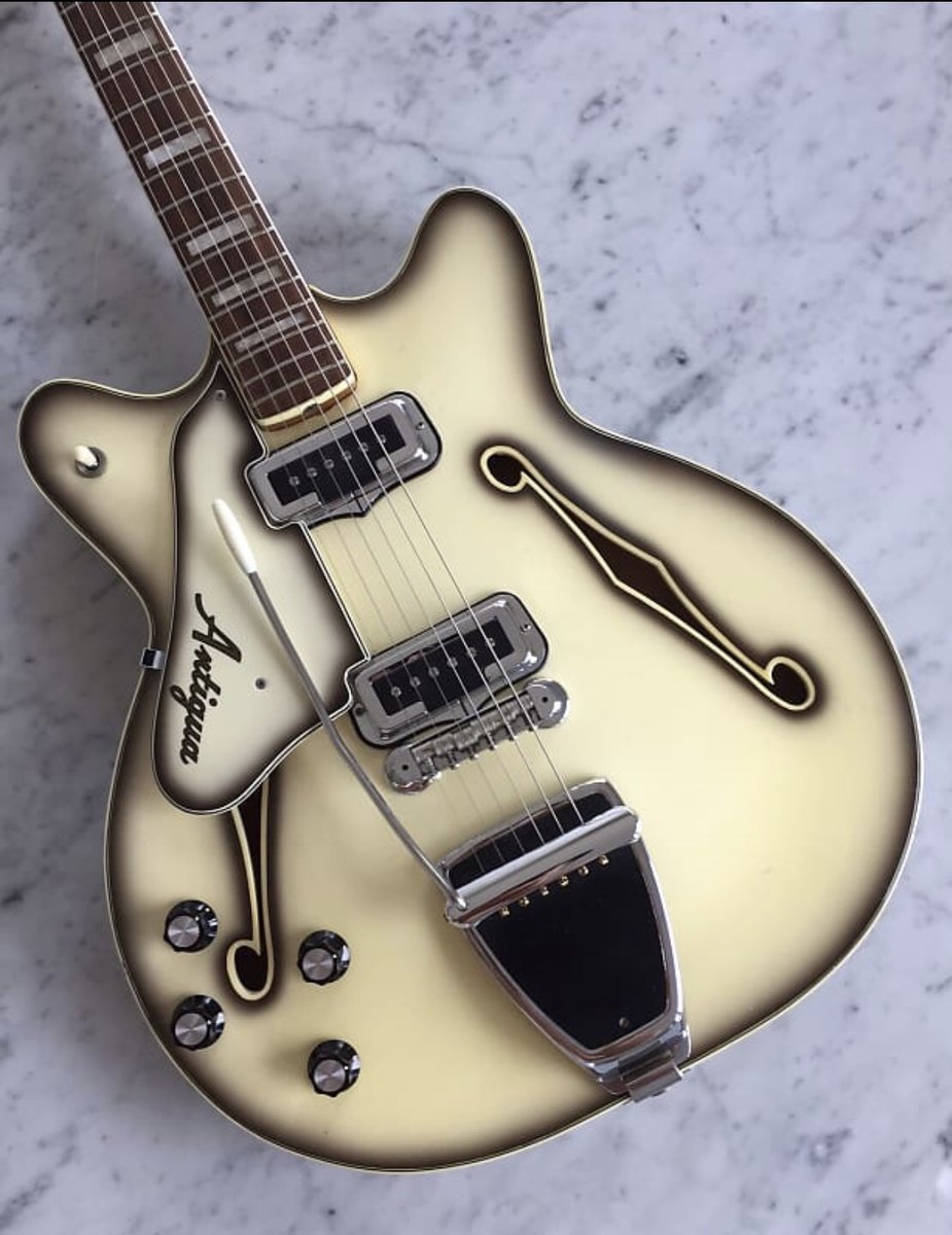 1971 Fender Coronado II Antigua Vintage Rare Lefty Left Handed Collector VG ++ COND. w/ HSC
