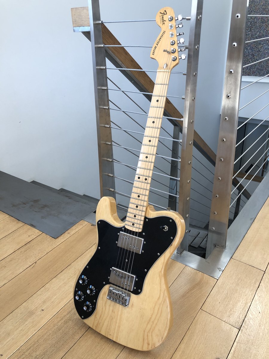 1977 Fender Telecaster Deluxe Natural Left Handed Lefty
