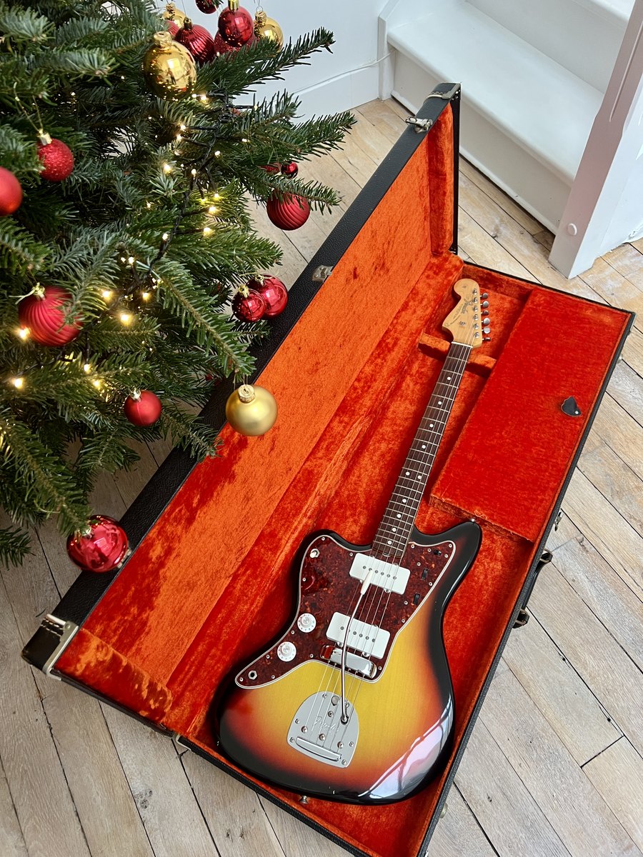 1965 Fender Jazzmaster Sunburst Left Handed Lefty Rare Collector w/ OHSC